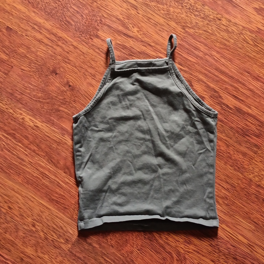 High neck crop top - Picture 2 of 4